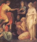 ABBATE, Niccolo dell The Continence of Scipio (mk05) oil on canvas
